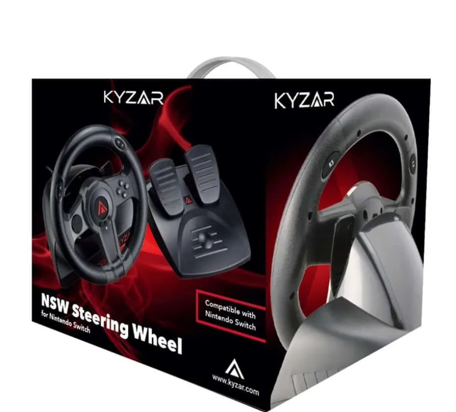 Kyzar Racing Wheel sett for Nintendo Switch™