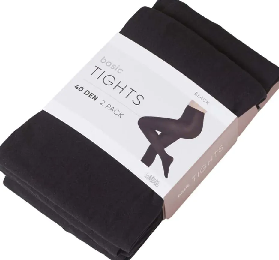 La Mote Basic tights 40 den 2pk