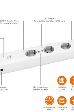 Ledvance Smart Multi-stikkontakt/Smart WiFi plug