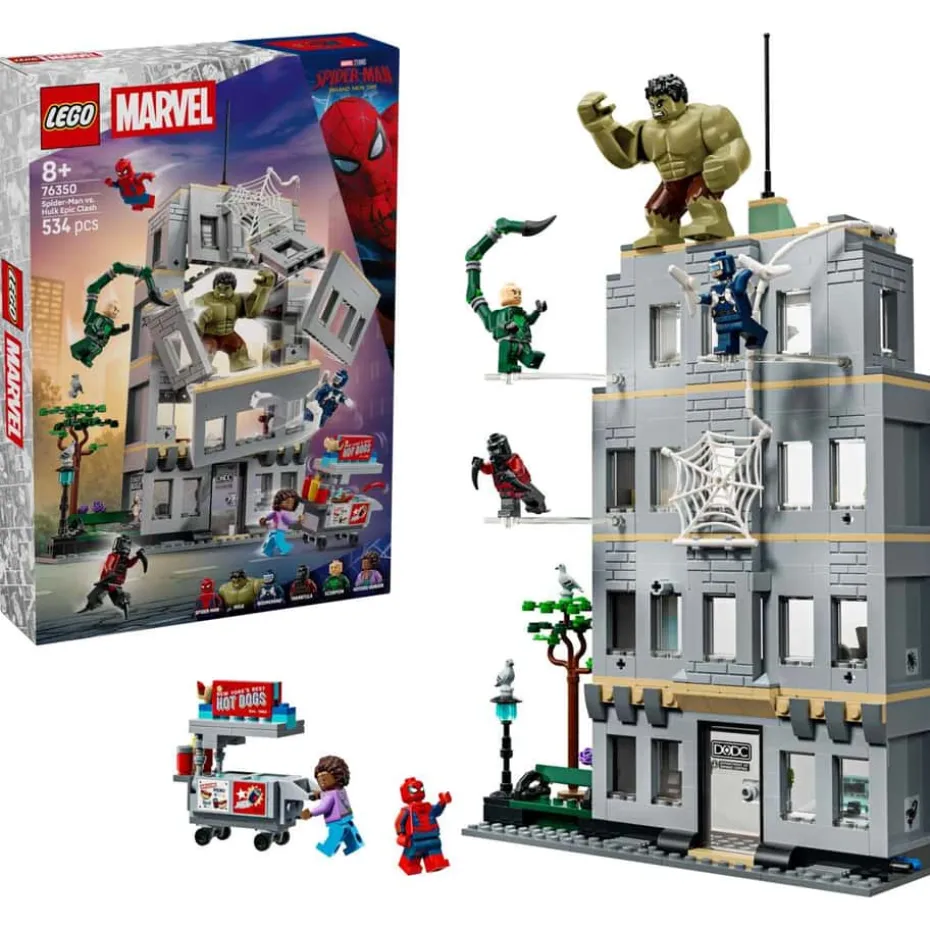 LEGO® ǀ Marvel Episk oppgjør mellom Spider-Man og Hulk 76350