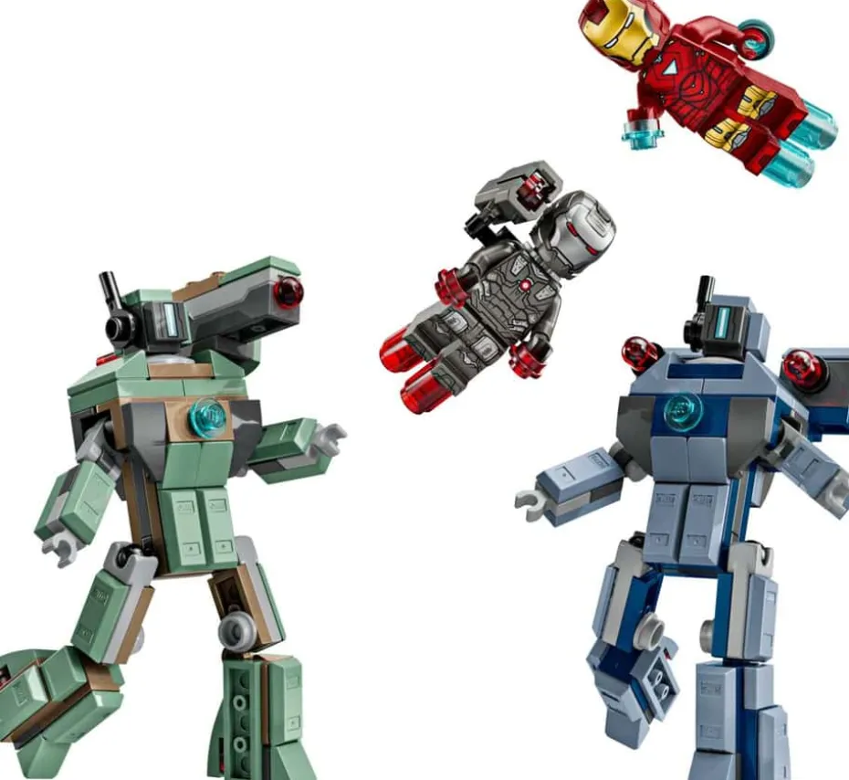 LEGO® ǀ Marvel Iron Man og War Machine mot Hammer-droner 76320