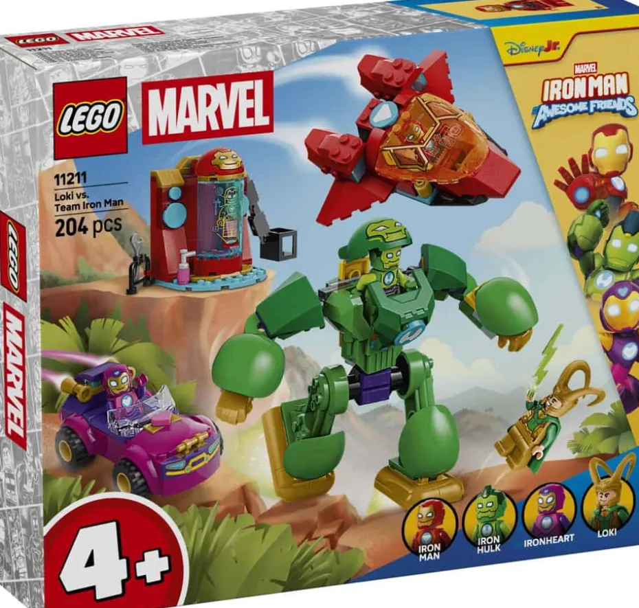 LEGO® ǀ Marvel Iron Man og hans utrolige venner Loki mot Team Iron Man 11211