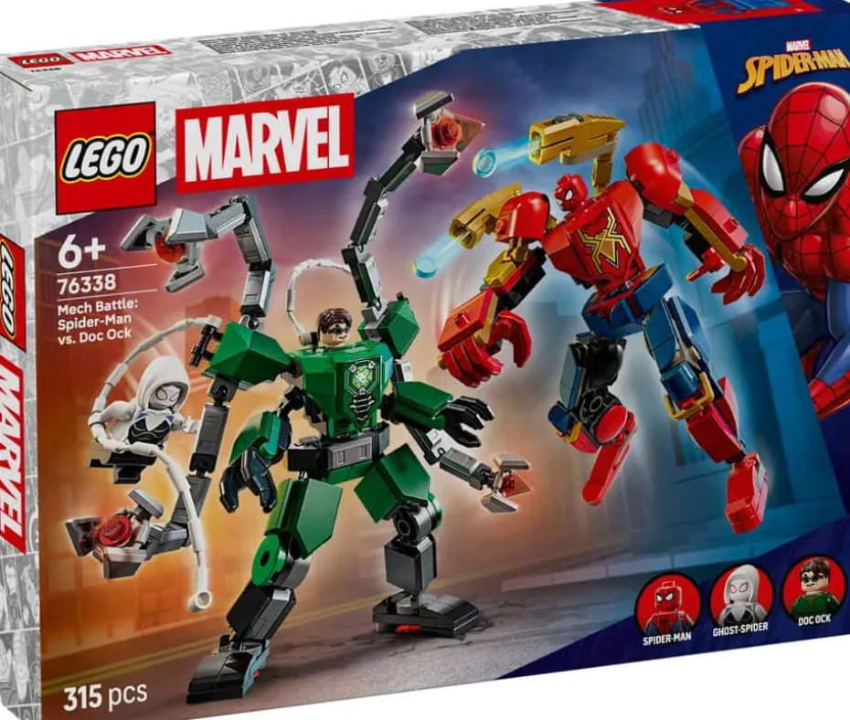 LEGO® ǀ Marvel Robotkamp: Spider-Man mot Doc Ock 76338