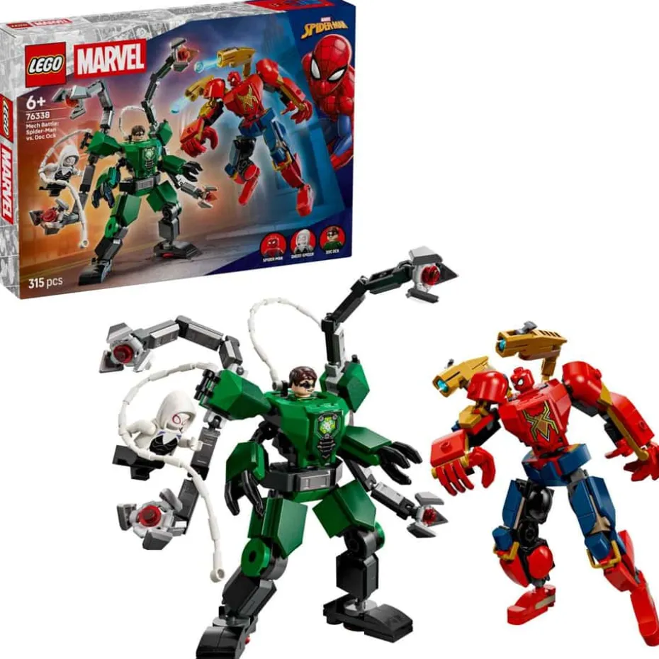 LEGO® ǀ Marvel Robotkamp: Spider-Man mot Doc Ock 76338