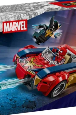 LEGO® ǀ Marvel Spider-Man i bil mot venomifisert Wolverine 76336
