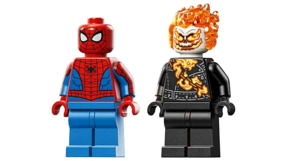 LEGO® ǀ Marvel Spider-Man mot Ghost Rider på motorsykkel 76335