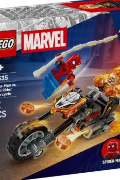 LEGO® ǀ Marvel Spider-Man mot Ghost Rider på motorsykkel 76335