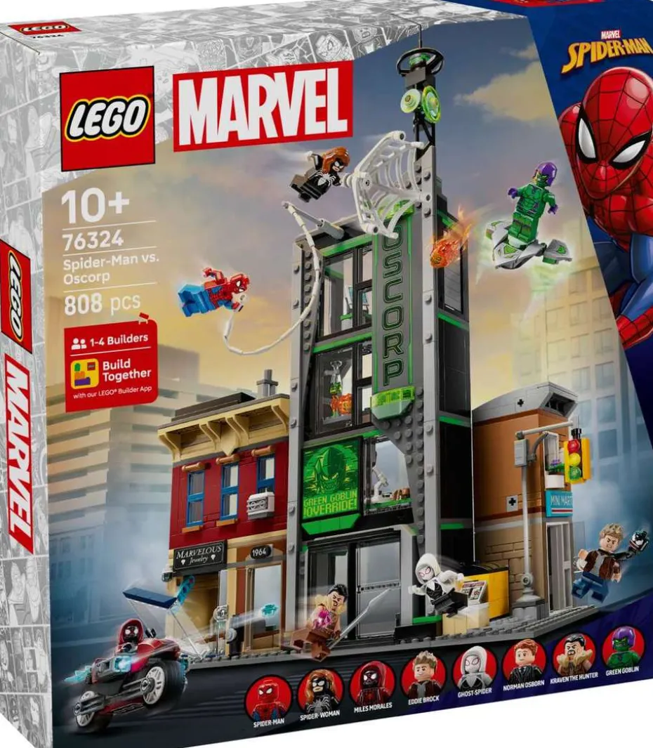 LEGO® ǀ Marvel Spider-Man mot Oscorp 76324