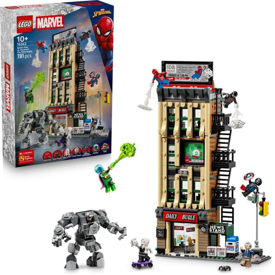 LEGO® ǀ Marvel Spider-Man mot Mysterio: Daily Bugle 76342