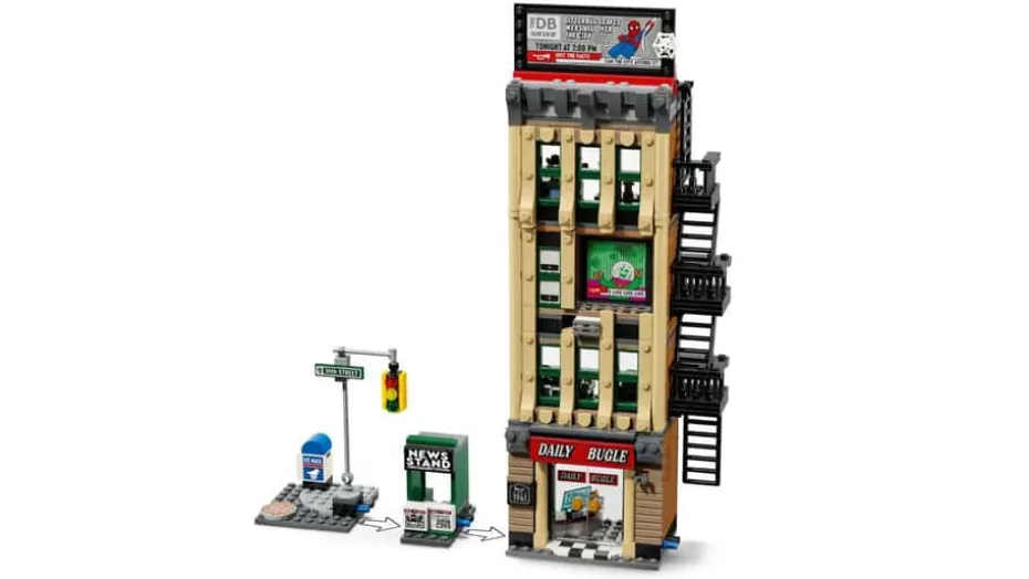 LEGO® ǀ Marvel Spider-Man mot Mysterio: Daily Bugle 76342