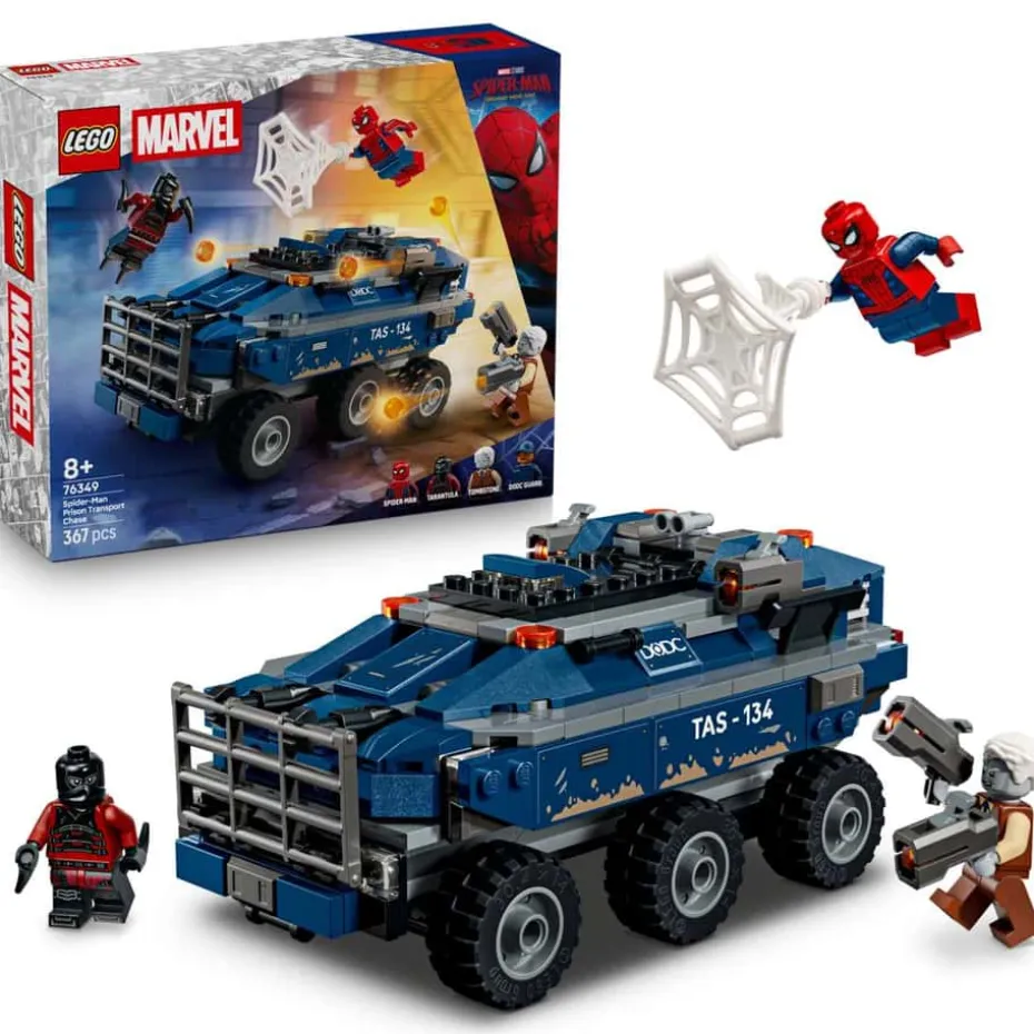 LEGO® ǀ Marvel Spider-Man og fangetransporten 76349