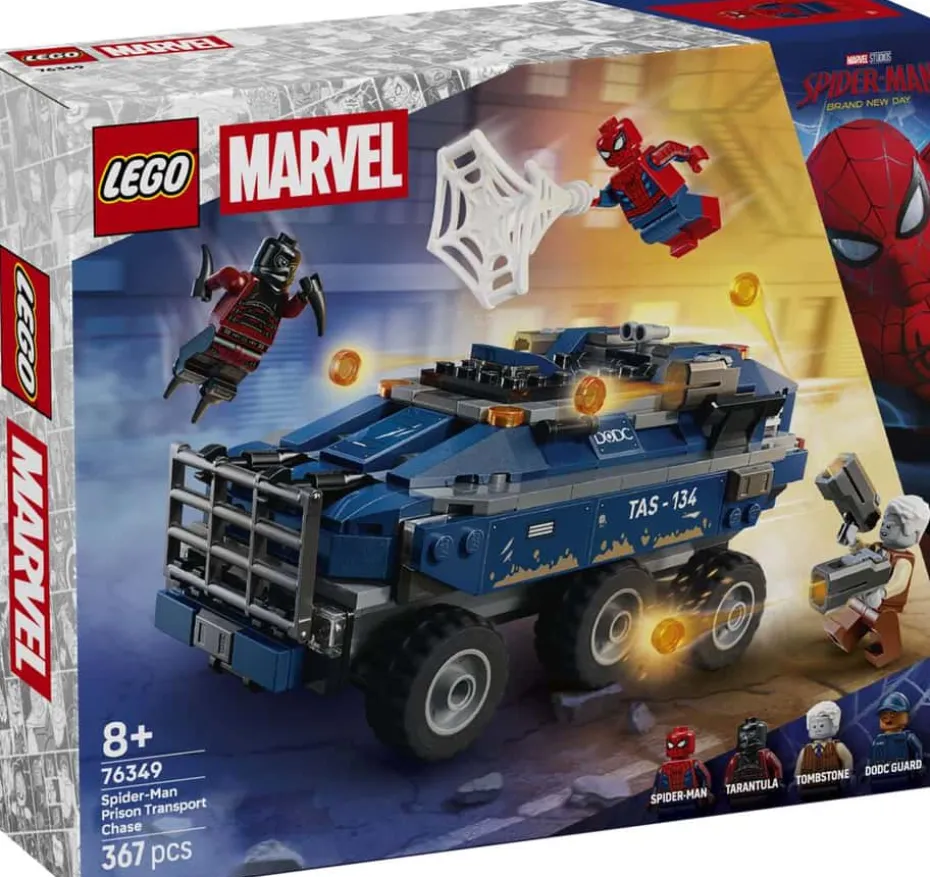 LEGO® ǀ Marvel Spider-Man og fangetransporten 76349