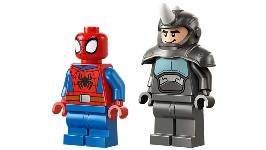 LEGO® ǀ Marvel Spidey og hans fantastiske venner Spidey på motorsykkel mot Rhino 11206