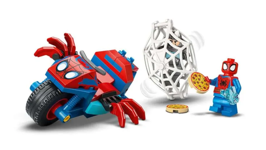 LEGO® ǀ Marvel Spidey og hans fantastiske venner Spidey på motorsykkel mot Rhino 11206