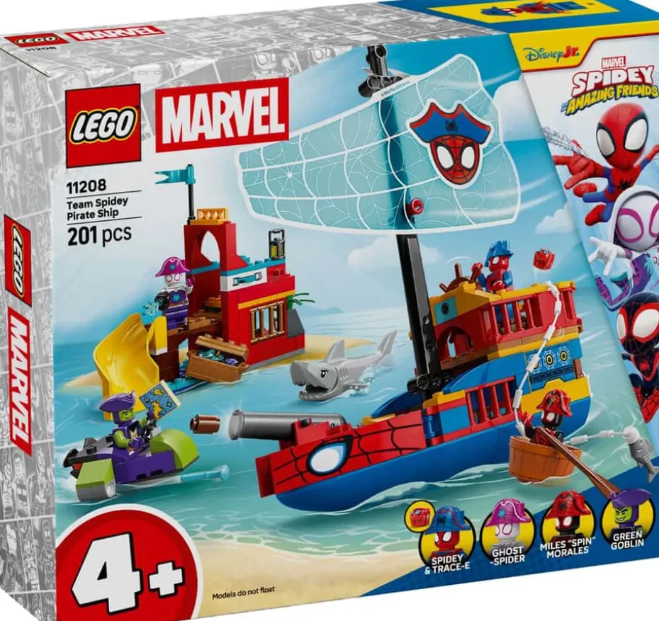 LEGO® ǀ Marvel Spidey og hans fantastiske venner Team Spideys sjørøverskute 11208