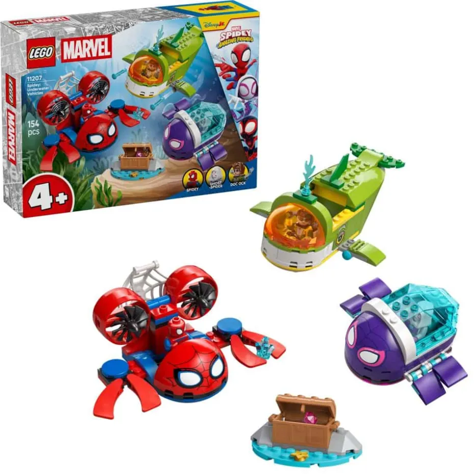 LEGO® ǀ Marvel Spidey og hans fantastiske venner Spidey: undervannsfartøy 11207