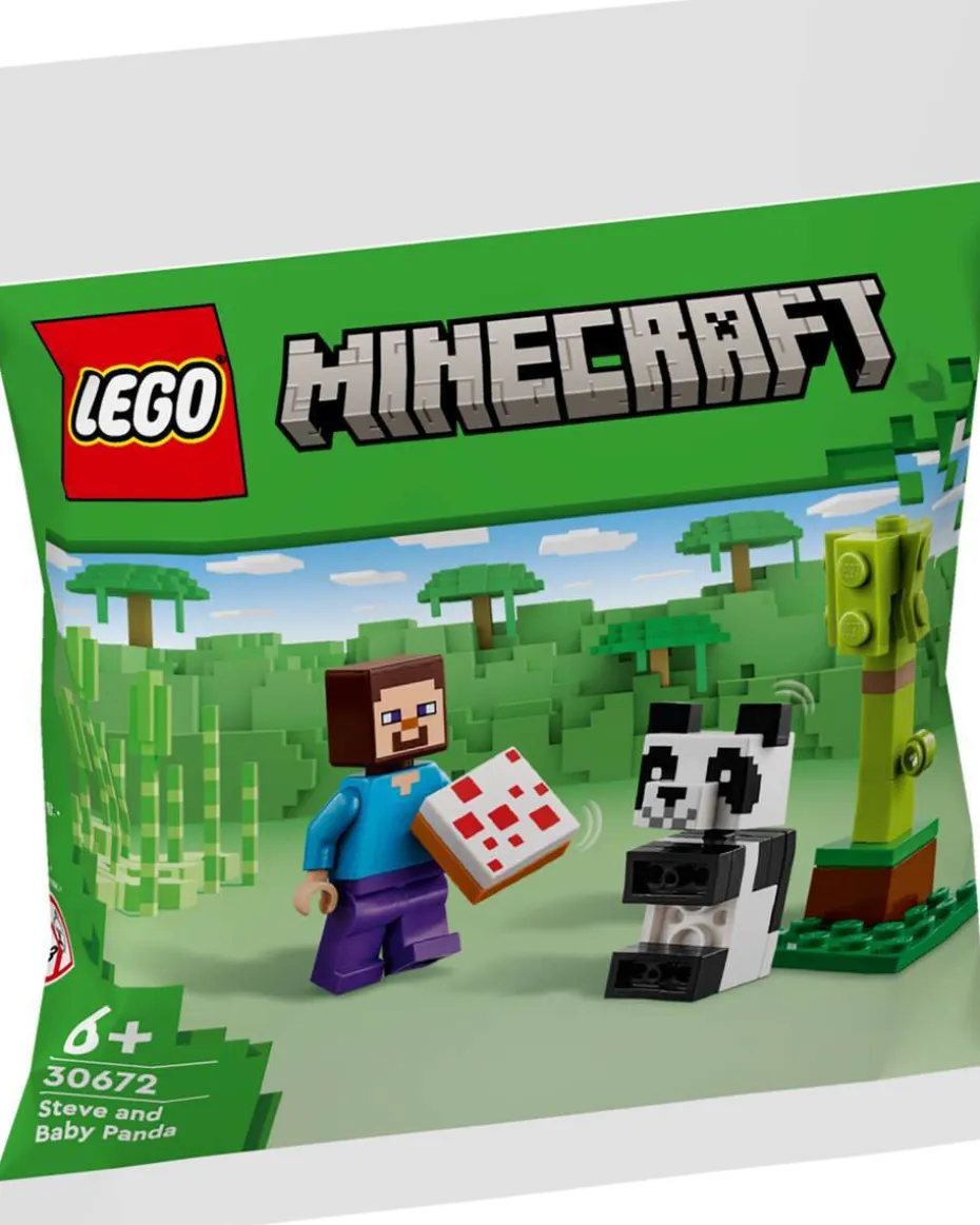LEGO® 30672 Minecraft® Steve og pandaunge