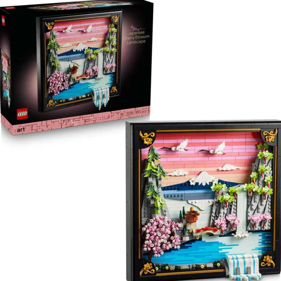 LEGO® Art Landskap med japanske kirsebærtrær 31218