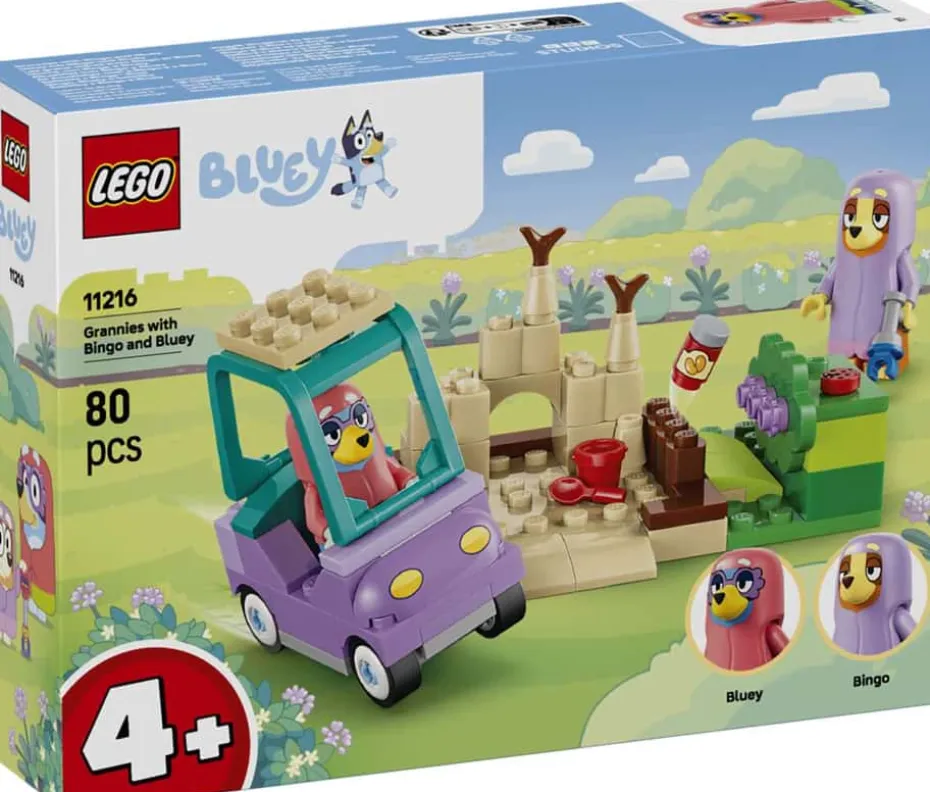 LEGO® Bluey Bestemødrene Bingo og Bluey 11216