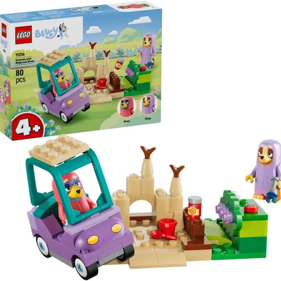 LEGO® Bluey Bestemødrene Bingo og Bluey 11216