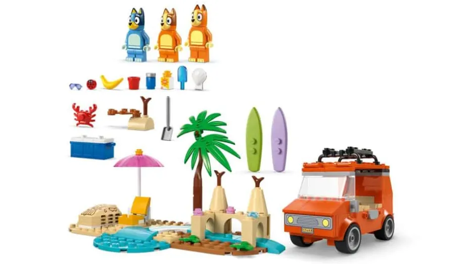 LEGO® Bluey: Bluey og familiens biltur til stranden 11202