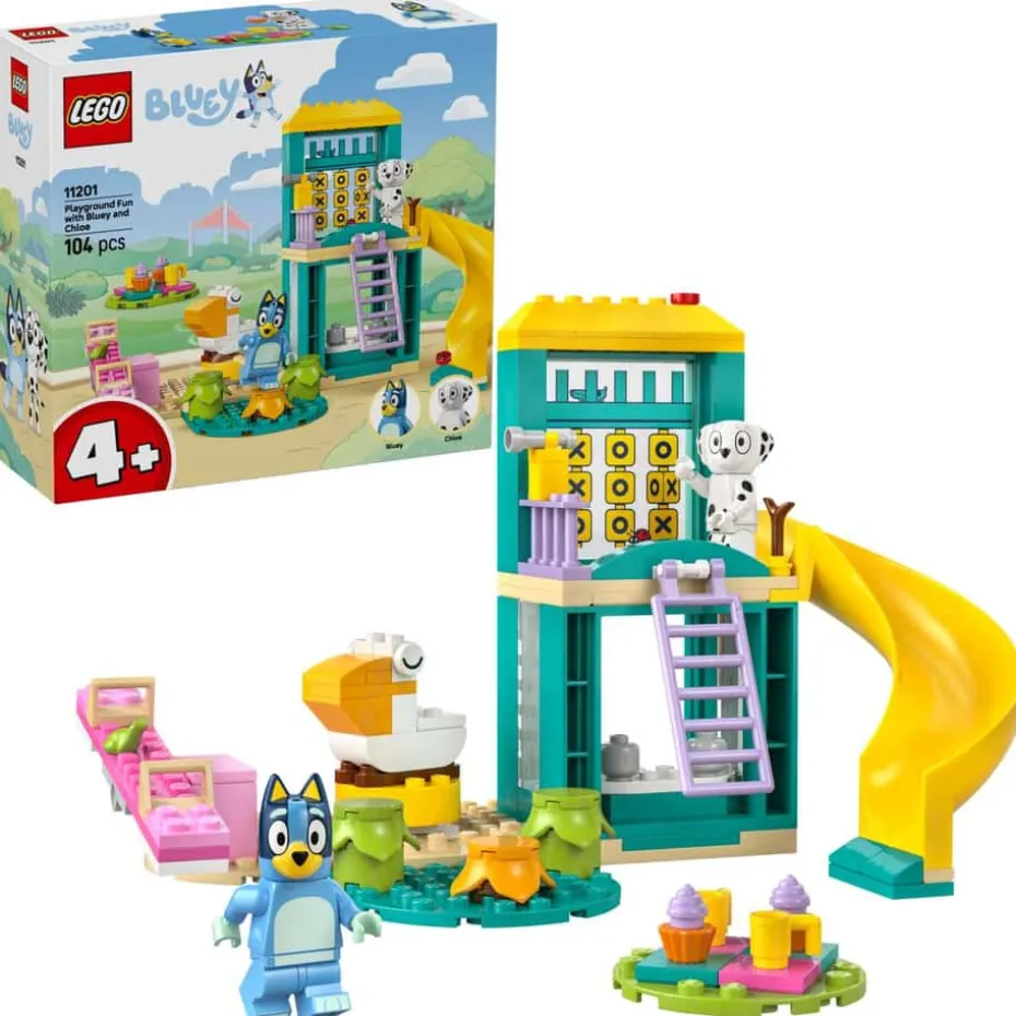 LEGO® Bluey: Moro på lekeplassen med Bluey og Chloe 11201