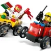 LEGO® City Billøp mellom pizzabil og brannbil 60458