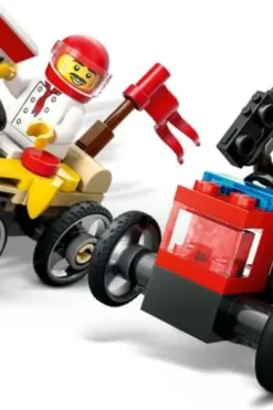 LEGO® City Billøp mellom pizzabil og brannbil 60458