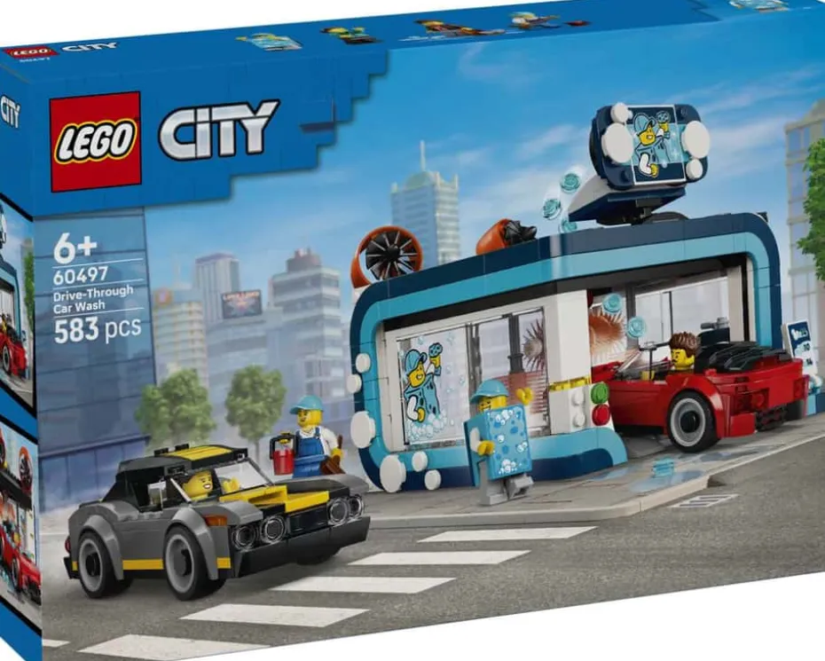 LEGO® City Bilvask med biler 60497