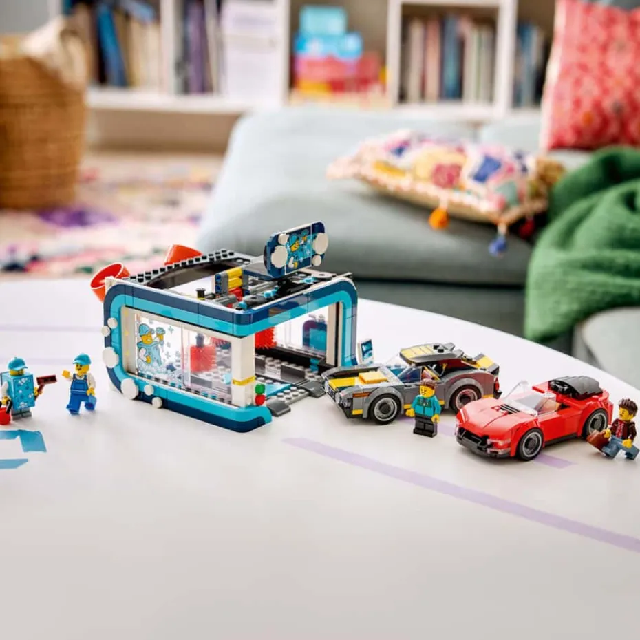 LEGO® City Bilvask med biler 60497