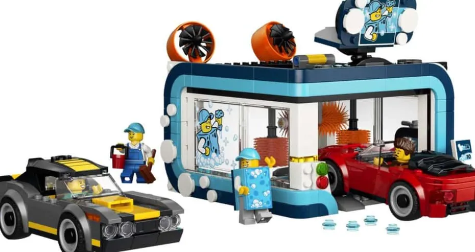 LEGO® City Bilvask med biler 60497