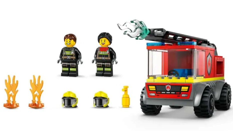 LEGO® City Brannbil med stige 60463