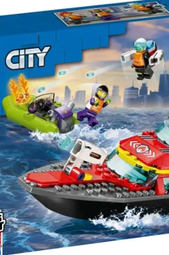 LEGO® City Brannvesenets redningsbåt 60373