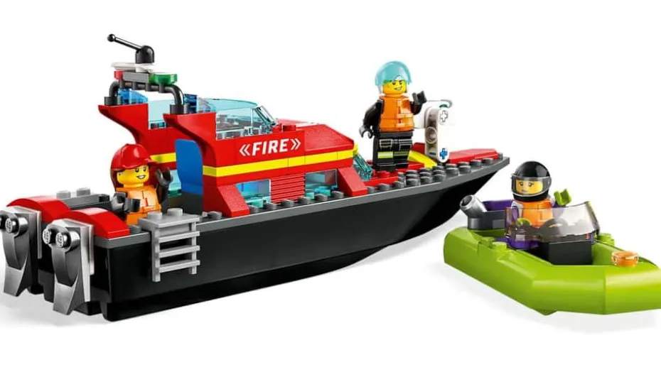 LEGO® City Brannvesenets redningsbåt 60373