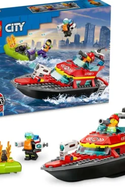 LEGO® City Brannvesenets redningsbåt 60373