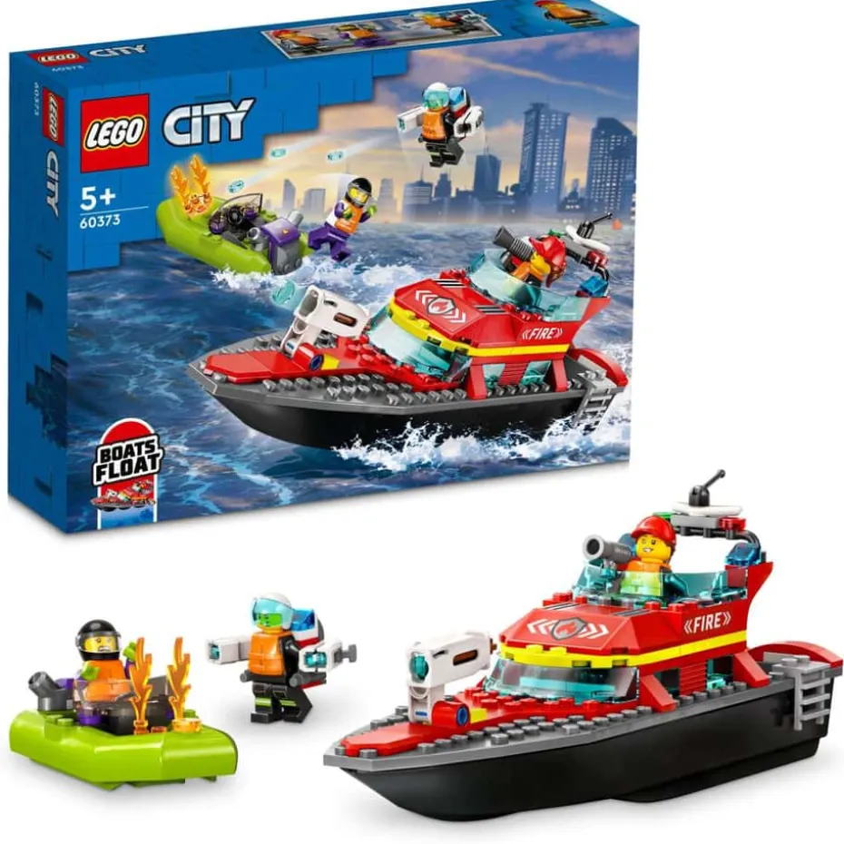 LEGO® City Brannvesenets redningsbåt 60373