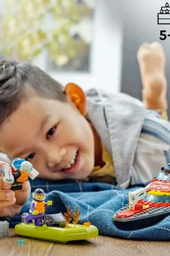 LEGO® City Brannvesenets redningsbåt 60373