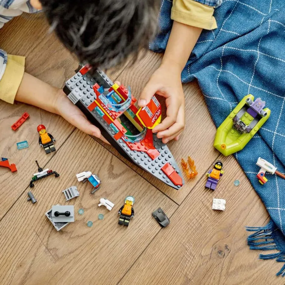 LEGO® City Brannvesenets redningsbåt 60373