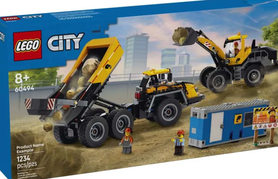 LEGO® City Dumper og frontlaster 60494