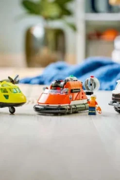 LEGO® City Fly-, servicebil- og luftputebåt-remix 60505