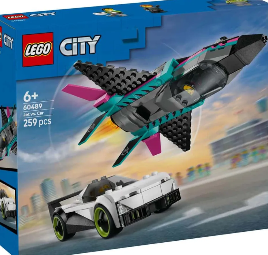 LEGO® City Jagerfly mot bil 60489