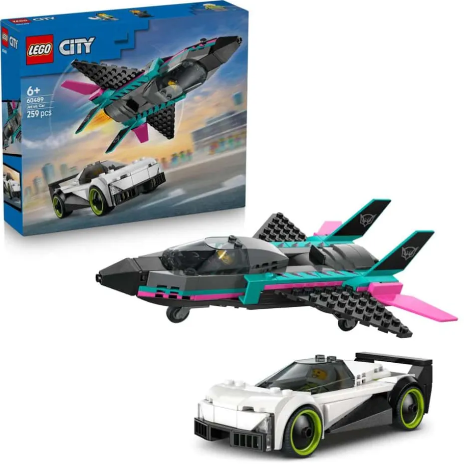LEGO® City Jagerfly mot bil 60489