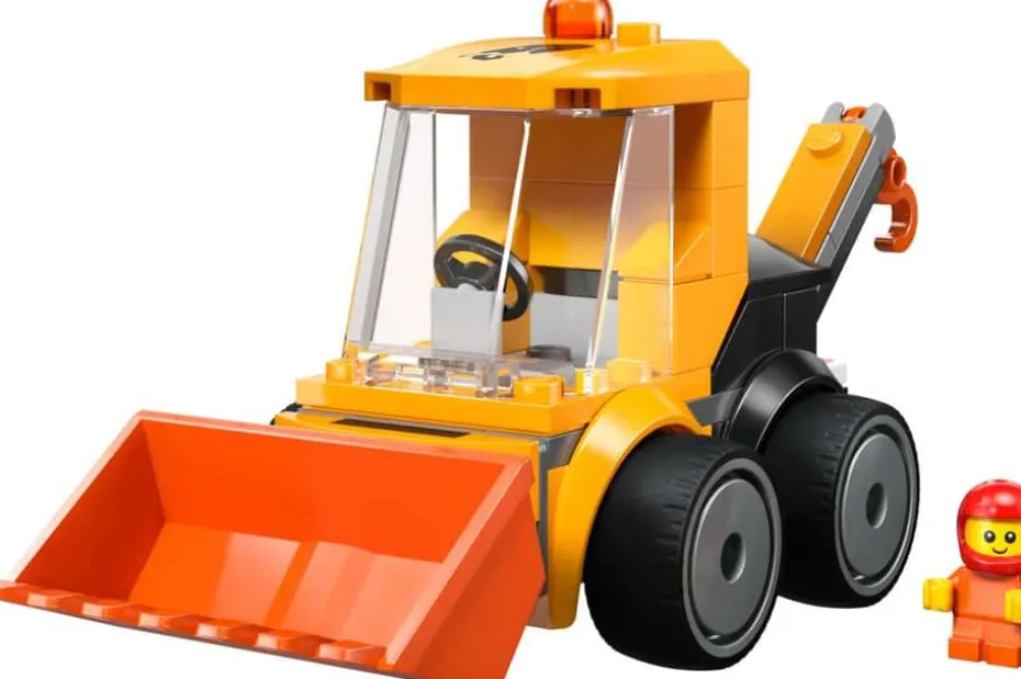LEGO® City Kjøretøy – hjullaster med kran 60483
