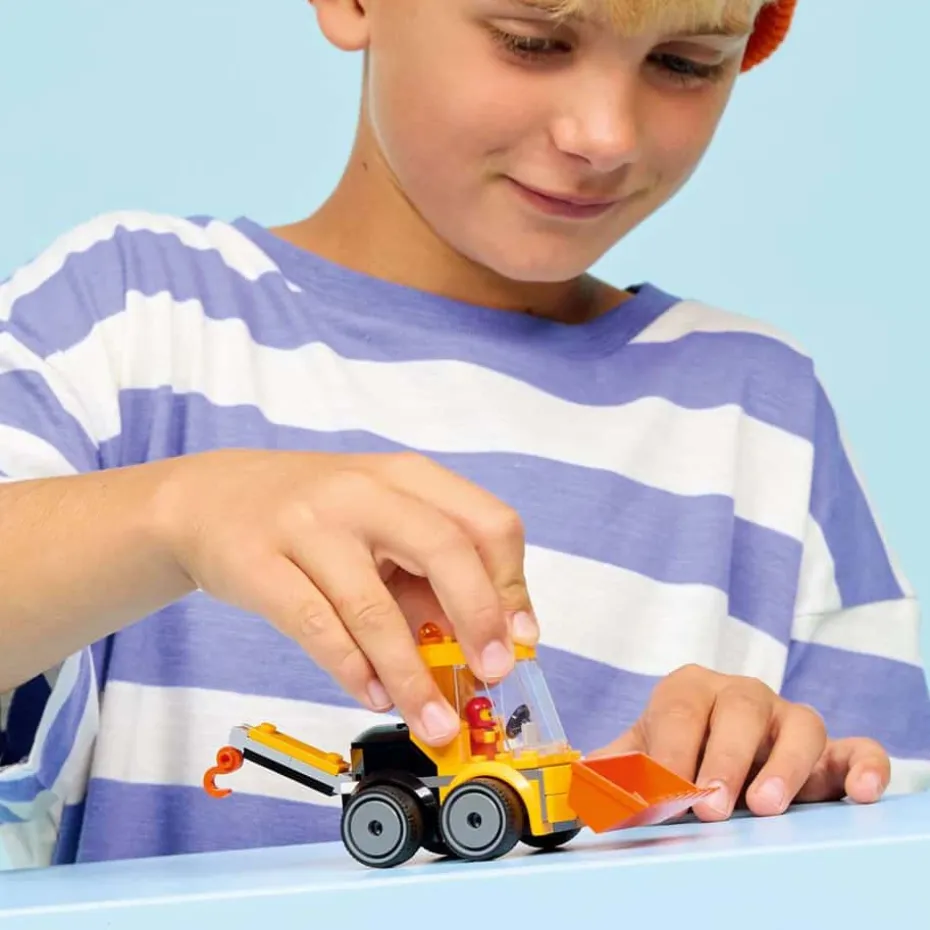 LEGO® City Kjøretøy – hjullaster med kran 60483