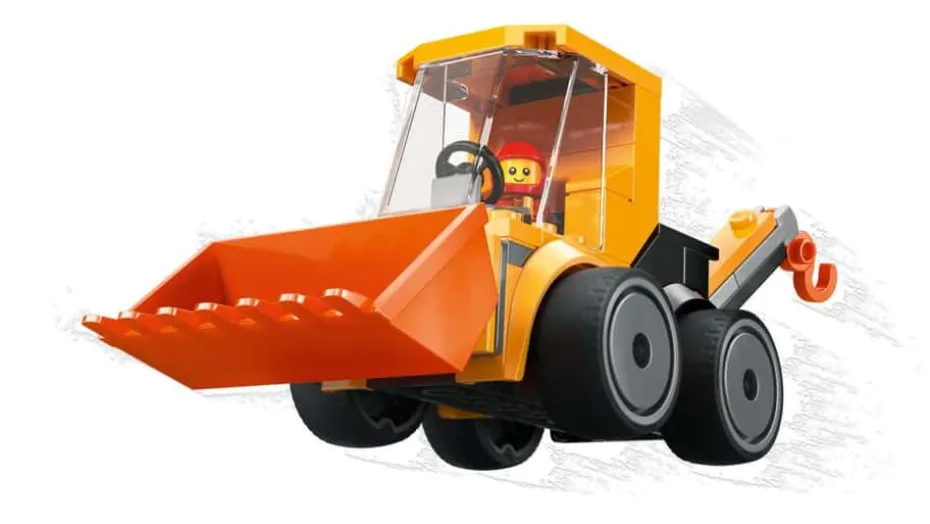LEGO® City Kjøretøy – hjullaster med kran 60483
