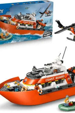 LEGO® City Kystvaktens helikopter og redningsbåt 60504