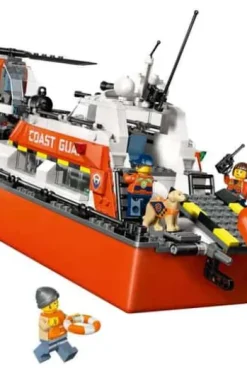 LEGO® City Kystvaktens helikopter og redningsbåt 60504