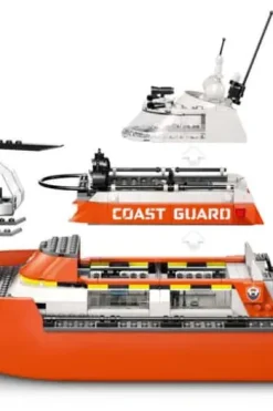 LEGO® City Kystvaktens helikopter og redningsbåt 60504