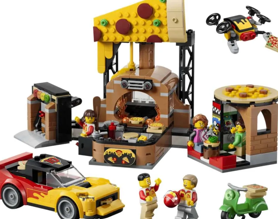 LEGO® City Pizzalevering med kjøretøy 60496
