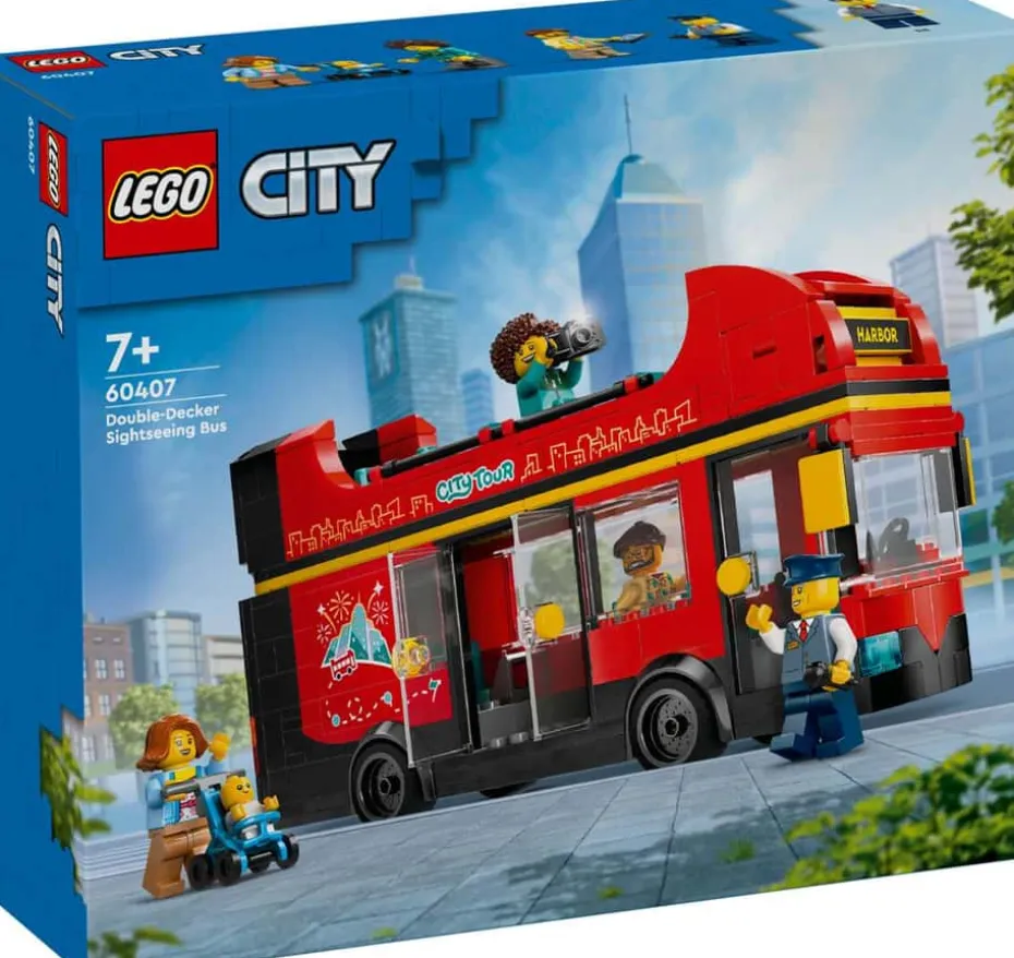 LEGO® City Rød dobbeltdekker-turistbuss 60407